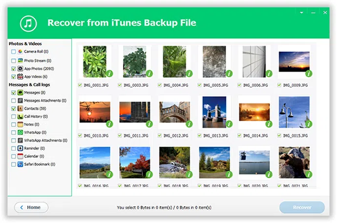recover notes from backup