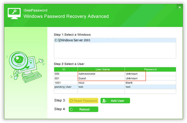 reset Windows password, Windows password forgot