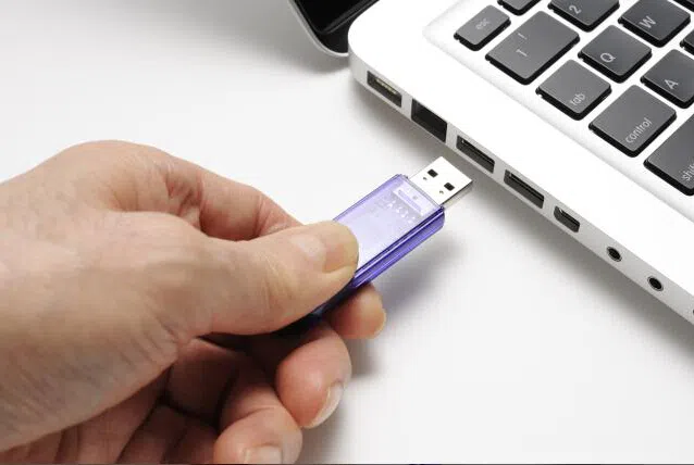 change another USB drive