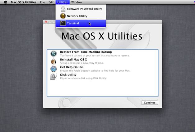 Disk utility
