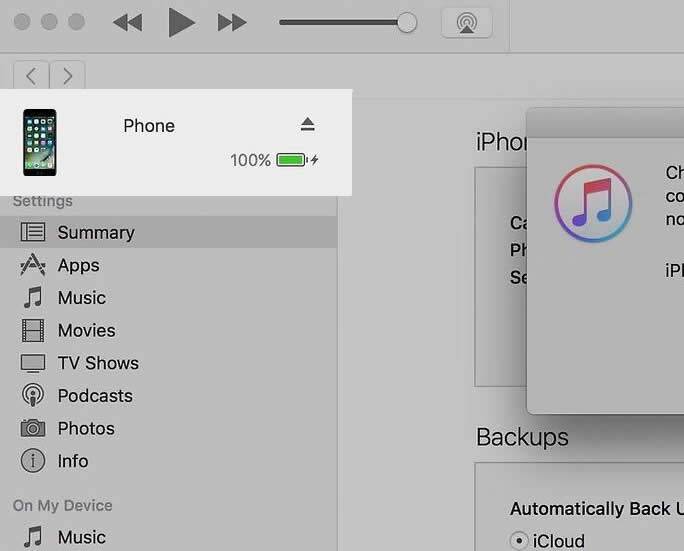 connect iphone to iTUnes