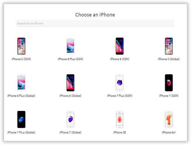 choose your iphone