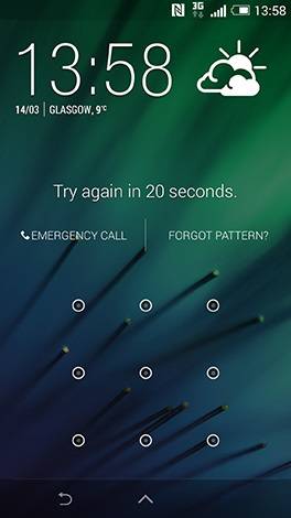 how to unlock a htc phone with a password