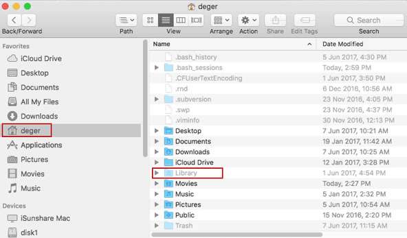show file/folder on Mac OS X