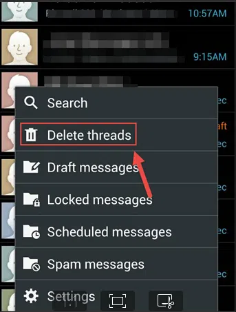 Delete Text Messages 