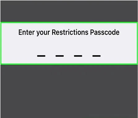 enter your passcode