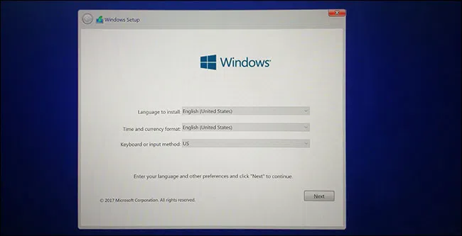 Install Windows 10 OS