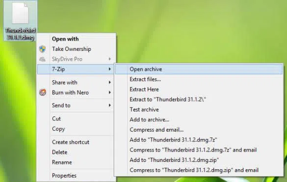 open dmg file with 7-ZIP