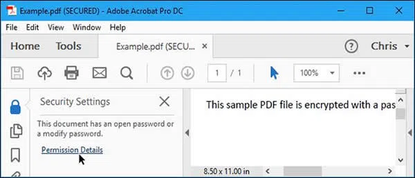Unsecure A Secured PDF using Adobe Acrobat