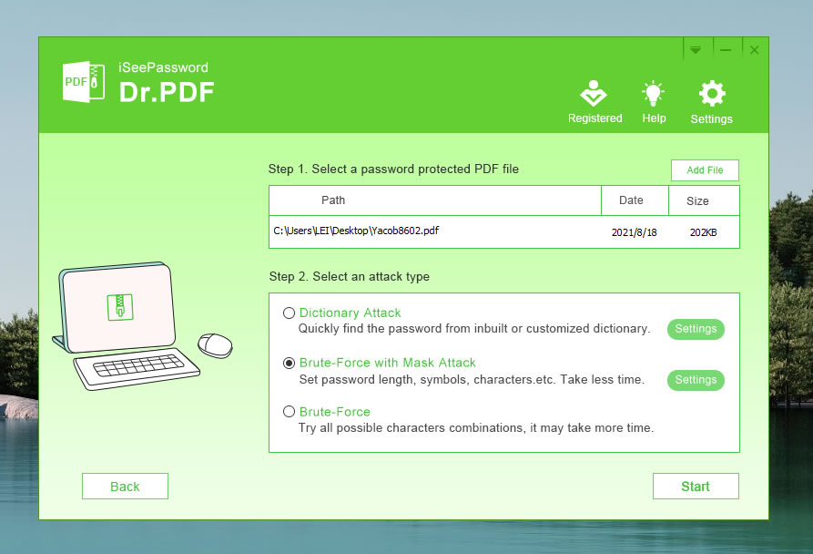 remove pdf  password