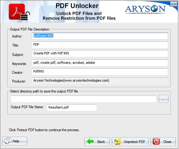 PDF Unlocker 