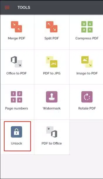 ilovePDF app