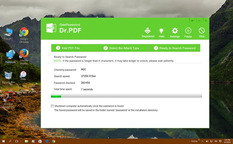 remove PDF security