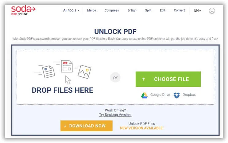 unlock PDF online