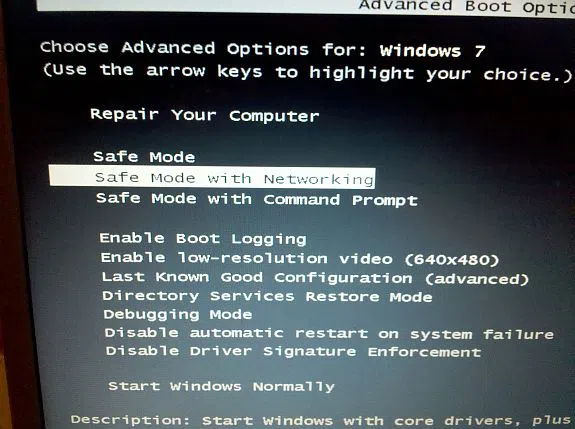 Boot In Safe Mode