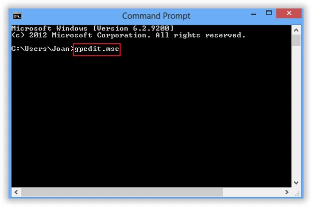 Command prompt