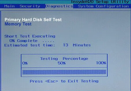 Hard Disk Self Test