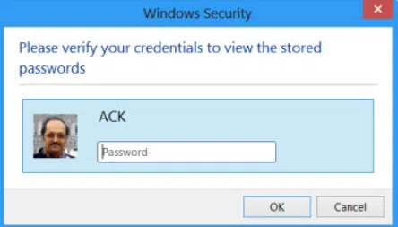 show  IE password