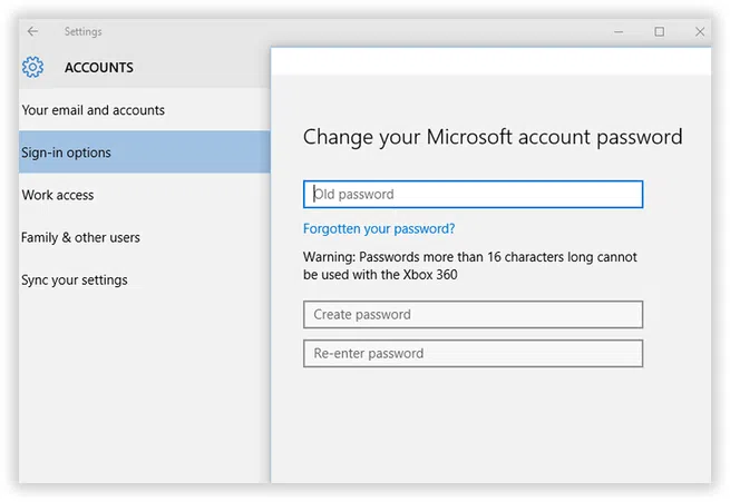 Change Your Windows 10/8 Password 