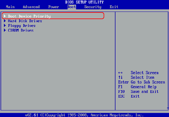 boot windows 7 usb bios