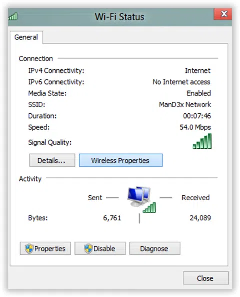 Wireless Properties